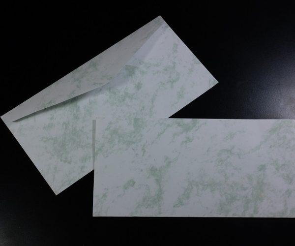 DIAMOND SHAPE DL ENVELOPE MARBLE