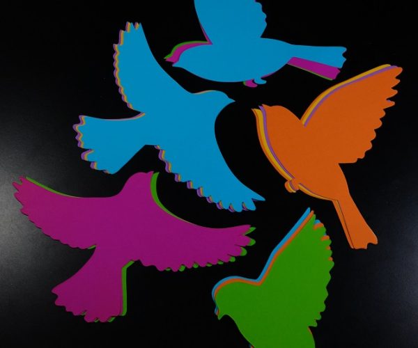 DIE CUT ART BIRD