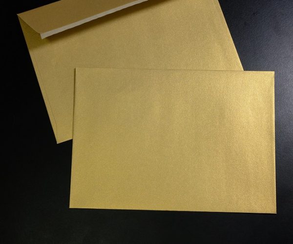 WALLET SHAPE C6 ENVELOPE GOLD